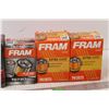 Image 3 : (3) Fram Oil Filters, (2) Motomaster Oil Filters