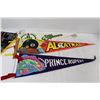 Image 5 : (10) Travel and Sports Pennants - Saskatoon, Nova Scotia, Switzerland, etc.