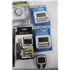 Image 2 : (2) LCD Timers, Assorted Timers, Pedometer, Wicker Basket