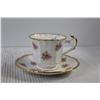 Image 2 : (4) China Cups and Saucers - Paragon, Royal Stafford, C+S