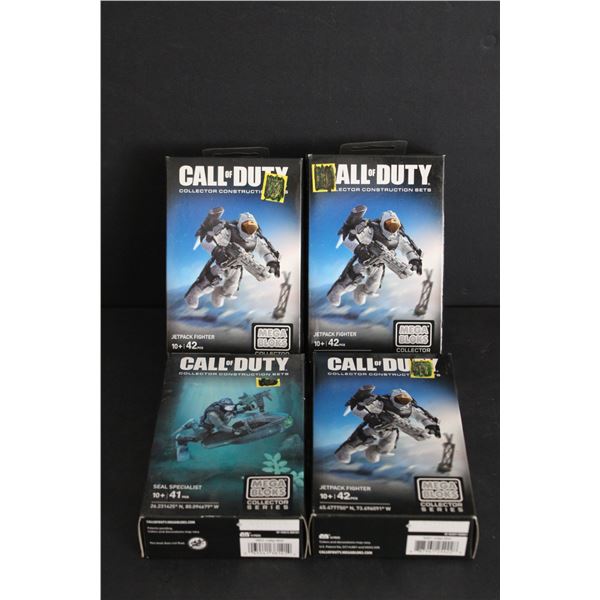 (4) Call of Duty MegaBlocks Building Sets - NIB