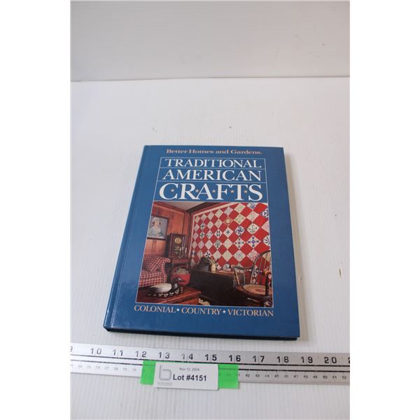 Traditional American Crafts - Hardcover Book
