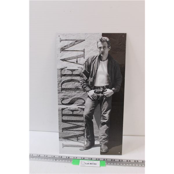 James Dean Metal Sign - 16" x 9"