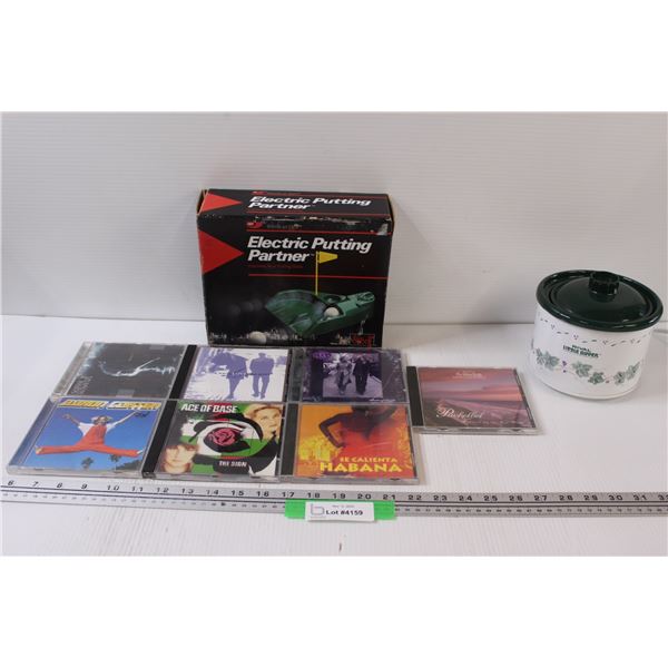 Rival Little Dipper Crockpot, Electric Putting Partner - Appears All There, (7) CDS: Aaron Carter, A