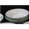 Image 5 : Corelle Dishes Set: (4) Dinner Plates, (4) Dessert Plates, (9) Bowls