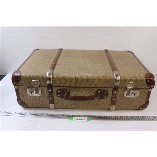 Vintage Suitcase - 26" x 15" x 8" - Some Wear