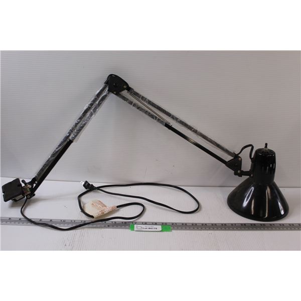 Vintage Articulating Desk Lamp - Works - Light Bulb Little Loose
