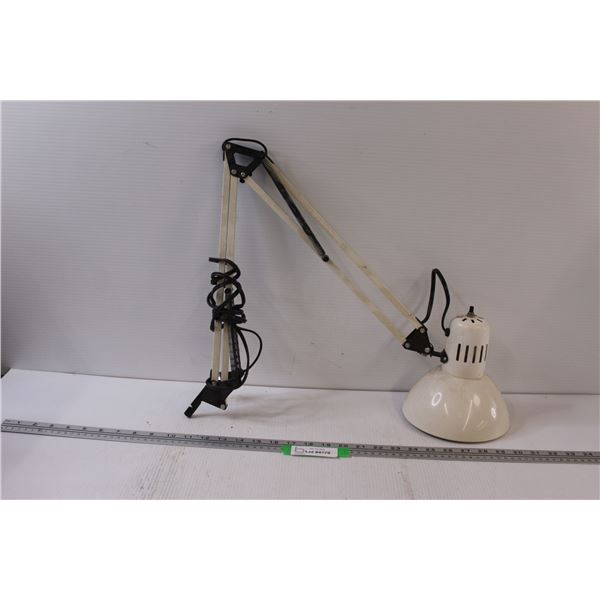 Vintage Articulating Desk Lamp - Works, May Need New Bulb