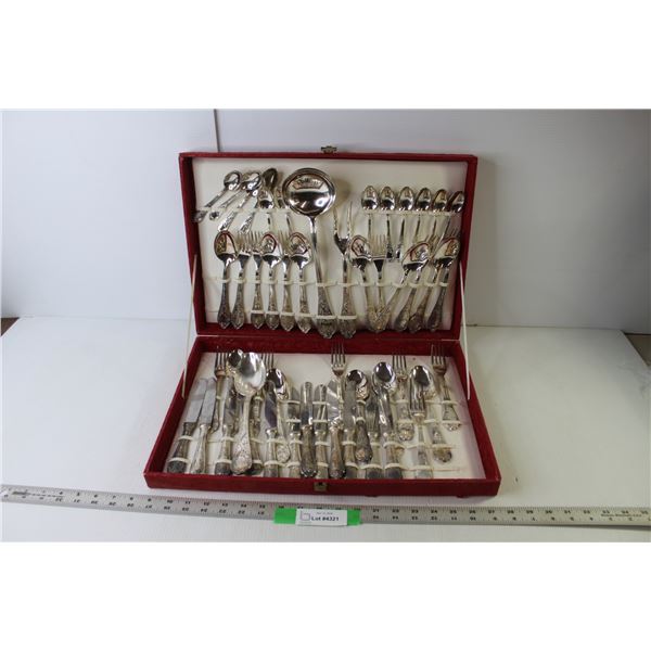Silver-Plated Cutlery Collection With Protective Case