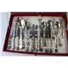 Image 2 : Silver-Plated Cutlery Collection With Protective Case