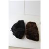 Image 3 : (2) Winter Faux Fur Hats, Cleaver 8.25" Blade