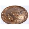 Image 2 : Unmarked 3D Copper Wall Decor Plate- 12.5'' x 9.5''