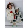 Image 1 : (2) Porcelain Collector Dolls, Unmarked