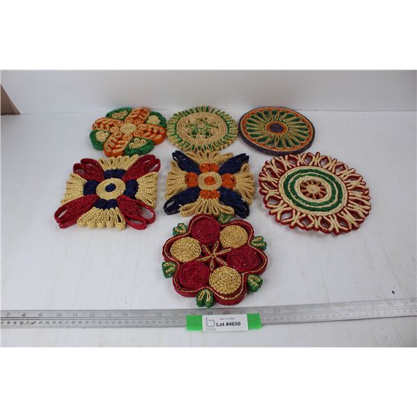 (7) Various Straw Pot Holders
