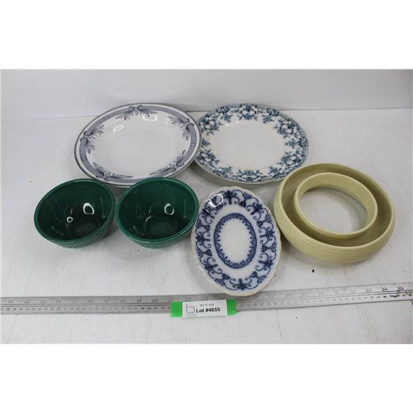 (6) Various Dishes, Arcadia, Cairo, Misc.