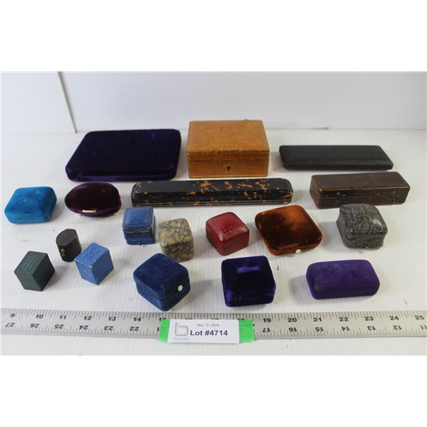 Variety Empty Jewelry Boxes