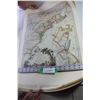 Image 1 : Set Scrolled Maps 25" x 16.5"