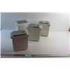 Image 1 : *(4) Ice Cream Topping Storage Containers