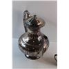 Image 4 : Silver Candle Holder, Tea Pot and a Cup