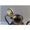 Image 7 : Silver Candle Holder, Tea Pot and a Cup