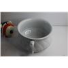 Image 6 : Chamber Pot, Mexican Doll, Bowl, Gravy Boat and a Piggy Bank