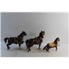 Image 5 : (3) Horse Figures