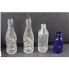 Image 5 : Salt and Pepper Shakers, (7) Cologne Bottles, Decorative Spoon, (4) Glass Bottles