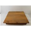 Image 3 : Wooden table Top - 20" x 19" x 4"