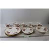 Image 1 : Royal Albert " American Beauty" (7) Plates, Bowl, (4) Saucers, (5) Cups