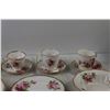 Image 2 : Royal Albert " American Beauty" (7) Plates, Bowl, (4) Saucers, (5) Cups
