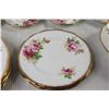 Image 4 : Royal Albert " American Beauty" (7) Plates, Bowl, (4) Saucers, (5) Cups