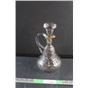 Image 1 : Brass and Glass Liquor Decanter