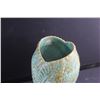 Image 5 : Ceramic Candy Bowl and Turquoise Flower Vase