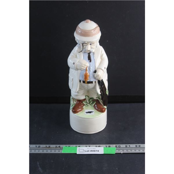 Porcelain Hunter Liquor Decanter
