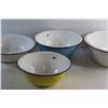 Image 3 : (4) Enamel Bowls