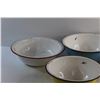 Image 4 : (4) Enamel Bowls