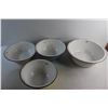 Image 5 : (4) Enamel Bowls