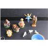 Image 9 : Nativity Ornaments, Liquor Decanter, Knives, Letter Opener, Salt & Pepper Shakers, Measuring Cups an