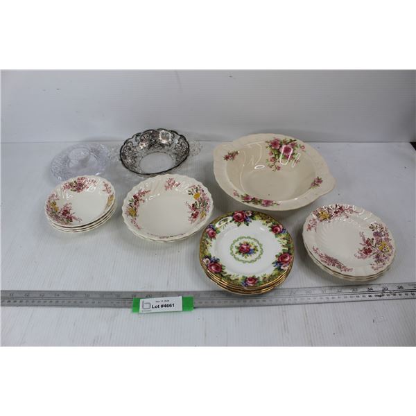 Various Dishes, Paragon, Apple Blossoms, Misc.