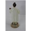 Image 3 : Vintage Bohemia Glass Art Glass Figural Sculpture of a Veterinarian- 8.5'' Tall