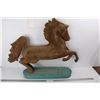 Image 1 : *Vintage Plastic Horse Statue- 30'' x 23'' - Tail Damaged- Needs Repair