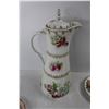 Image 6 : Imperial China Hot Chocolate Pitcher - Austria, (2) Cup And Saucers, Royal Stafford, Misc.