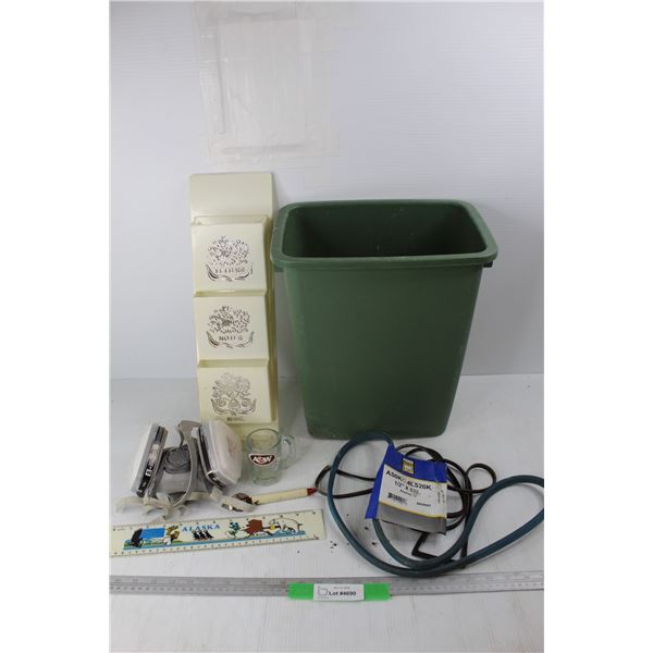 Lot Of Various Items, Vintage Small A&W Mug, Alaska Ruler, Misc.