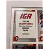 Image 2 : 1992-93 Calgary Flames Uncut Sheet Numbered #3