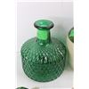 Image 3 : (2) Cork Decanters, Old Rareity Sctch Whisky, Unmarked Green Glass