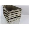 Image 2 : (6) Unmarked Vintage Tin Loaf Pans- All 8'' x 4.5''