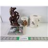 Image 1 : (4) Horse Themed Items-Cup,Ornament,Playing Cards and Bathroom Tissue