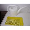 Image 2 : Assorted Pieces of Cloth-Dish Towels,Sheets and watering Can