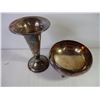 Image 5 : Silver Plated Sugar Shaker,Footed Bowl and Vase
