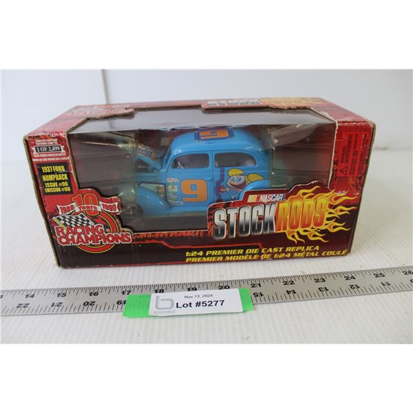 Racing Champions Nascar Stock Rods 1937 Ford Humpback Replica (NIB)